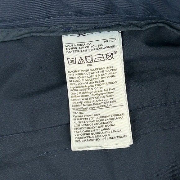 Banana Republic Shorts Mens‎ Size 36* Aiden Blue Chino Stretch Casual - Picture 10 of 12